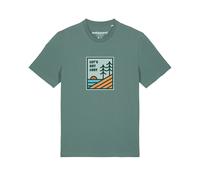 Watapparel T-Shirt ' Let's Get Lost ' vert / mélange de couleurs, Taille M