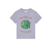 Watapparel T-shirt 'Life Is Better With Ramen' jaune / citron vert / lilas / rouge, Taille XXL