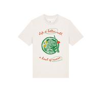 Watapparel T-Shirt 'Life Is Better With Ramen' jaune / vert / homard / blanc, Taille M