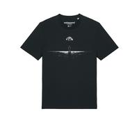 Watapparel T-Shirt 'Lost in space' noir / blanc, Taille 4XL