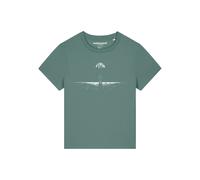 Watapparel T-shirt ' Lost in space ' vert / blanc, Taille XS