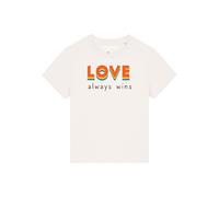 Watapparel T-shirt 'Love always wins' mélange de couleurs / blanc, Taille XS