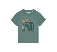 Watapparel T-shirt 'Love and flex' jaune / vert pastel / violet clair / orange, Taille XL