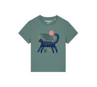 Watapparel T-shirt 'Love and flex' marine / vert pastel / melon, Taille XS