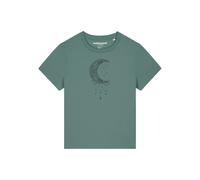 Watapparel T-shirt 'Mandala Moon' kaki / noir, Taille L