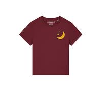 Watapparel T-shirt 'Moon & Stars' curry / lie de vin / noir, Taille XS