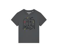 Watapparel T-shirt 'Peace Love' jaune / anthracite / rouge / noir, Taille M
