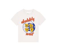 Watapparel T-shirt 'Pears Absolutely Sweet' bleu / moutarde / orange / blanc, Taille XS