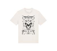 Watapparel T-Shirt 'Revolution' noir / blanc, Taille L