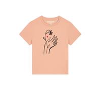 Watapparel T-shirt 'Self Love' abricot / rouge / noir, Taille L