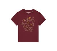 Watapparel T-shirt 'Self love' camel / jaune / bordeaux, Taille XXL