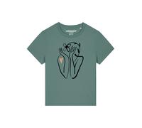 Watapparel T-shirt 'Self Love' roseau / poudre / noir, Taille XXL