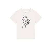 Watapparel T-shirt 'Self Love' rouge / noir / blanc, Taille XS