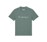 Watapparel T-Shirt 'So Einfach Ist Das' menthe / blanc, Taille XS