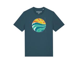 Watapparel T-Shirt ' Summer Sun ' pétrole / mélange de couleurs, Taille M