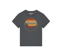 Watapparel T-shirt ' Sunset Berge & Tannen ' anthracite / mélange de couleurs, Taille M