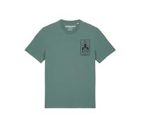 Watapparel T-Shirt 'Tarot Strength' vert / noir, Taille S