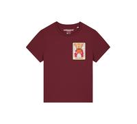 Watapparel T-shirt 'Tarot The Coffee' jaune clair / orange / rouge / bordeaux, Taille XXL