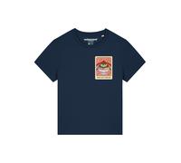 Watapparel T-shirt 'Tarot The Ice Cream' bleu marine / bleu clair / orange / rouge, Taille L