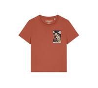 Watapparel T-shirt 'Tarot The Lovers' beige / jaune / rouge rouille / noir, Taille XXL