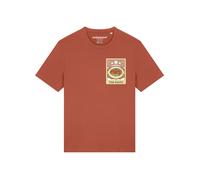 Watapparel T-Shirt 'Tarot The Pasta' beige clair / orange / rouge rouille / noir, Taille XS