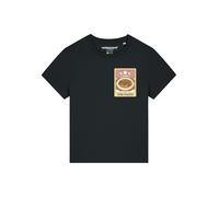 Watapparel T-shirt 'Tarot The Pasta' jaune clair / rose ancienne / noir / blanc cassé, Taille L