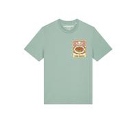 Watapparel T-Shirt 'Tarot The Pasta' menthe / orange / rose / blanc, Taille XS