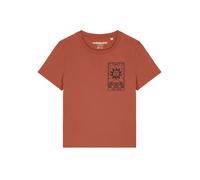 Watapparel T-shirt 'Tarot The Sun' marron / noir, Taille M