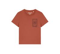 Watapparel T-shirt 'Tarot The Wheel' rouge rouille / noir, Taille L