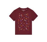Watapparel T-shirt ' This is Art ' mélange de couleurs / bordeaux, Taille XS