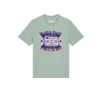 Watapparel T-Shirt 'Turn the music up' turquoise, Taille L