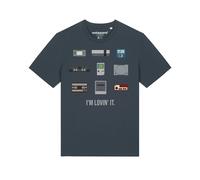 Watapparel T-Shirt ' Videogames ' anthracite / mélange de couleurs, Taille XL