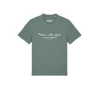 Watapparel T-Shirt 'Wenn Nicht Jetzt Wann Dann' roseau / blanc, Taille L