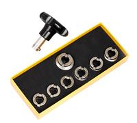 Watch Back Remover, Watch Tool Kit, Precise Case Opener, Watch Repair Set, Back Cover Remover, Watch Repair Tools, Stable Watch Accessory, Quick Watch Opener With 7 Molds for Watches, multicolore, As