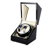 Watch Box Single Automatic Rotate Wood Watch Winder?Storage Box Self Winding Watch Winder,for Ladies and Men Wrists Color D