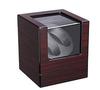 Watch Boxes Double Automatic Watch Winder, Quiet Motor Watch Winding Display Box, Dual Power Supply Watch Winder Box for 2 Watches