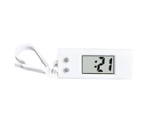 Watch de poche numérique - montre d'affichage compact, mini-tracker temporel | Timer de porte-clés à écran clair, montre silencieuse de pendentif numérique pour le bureau d'étude des élèves, charme de