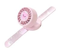 Watch Fan Portable Device, Rechargeable Wrist Wearable Mini Fan, Kids Summer Gadget, Three Speed Airflow Function, Lightweight Outdoor Use, Hands Free Support Device