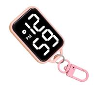 Watch Keychain Touch Activated xClock Backpack Charm Silent Electronic Move | Pocket Timer Lanyard Watch for Kids Nurse Adult Student Test Exam School Classroom Office Study Room Outdoor