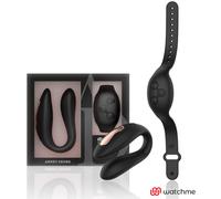 Watch Me - Vibromasseur pour couple avec télécommande Anne's Desire - Noir