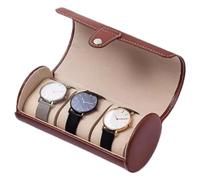 Watch Organizer - Display Box with 3 Compartments, Jewelry Storage Pouch, Lightweight Travel Carrying Case, Secure Protective Design, Best Watch Storage Solution, Home Studio Travel 7.68 Inches