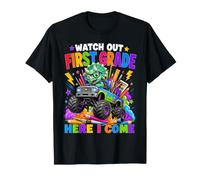 Watch Out 1st Grade Here I Come Dinosaur Back to School Kids T-Shirt