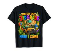 Watch Out 3rd Grade Here I Come Dinosaur Back to School Kids T-Shirt