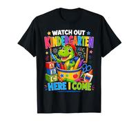 Watch Out Kindergarten Here I Come Dinosaur Back to School T-Shirt