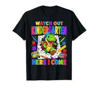 Watch Out Kindergarten Here I Come Dinosaur Back to School T-Shirt