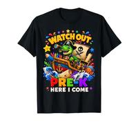 Watch Out Pre-K Here I Come Pirate Dino Preschool Student T-Shirt