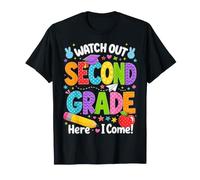Watch Out Second Grade Here I Come 2nd Grader Back to School T-Shirt