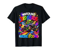 Watch Out Third Grade Dinosaur Monster Truck Back to School T-Shirt