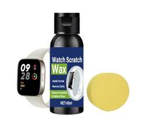 Watch Restoration Set, Sponge Gloss Enhancer, Screen Care Paste Kit, Scratch Removal Solution Microfiber Buff Tool Anti Smudge Finish Crystal Shine Ideal for Smartphone Car Furniture Household Usage