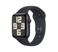 Watch SE 2 (GPS + 4G), boitier en aluminium Minuit de 44 mm avec boucle en caoutchouc Sport M/L, Noir